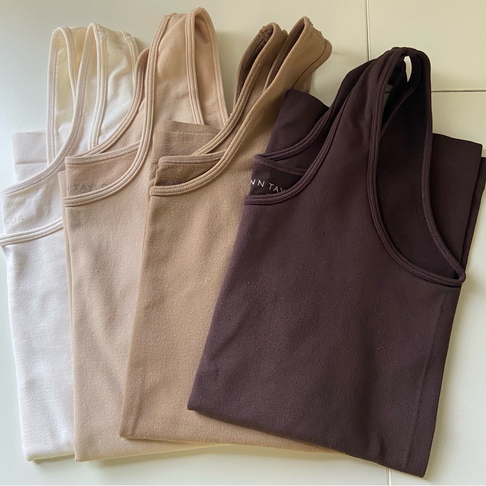 multipack seamless tank tops (extra small/small)